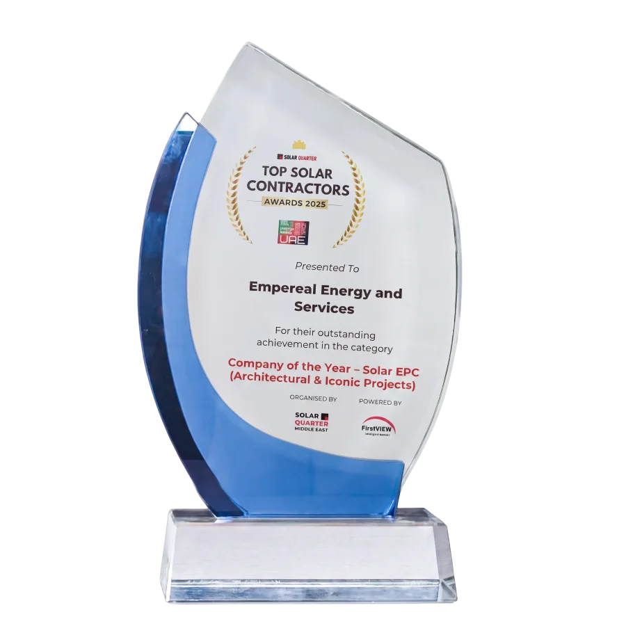 Top Solar Contractors Awards 2025 recognition for architectural and iconic solar EPC projects